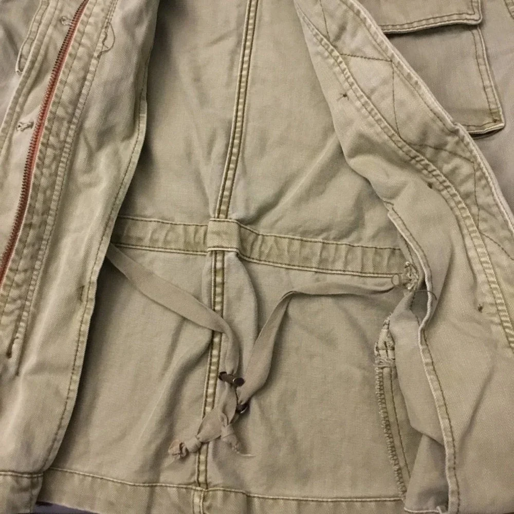 Free People Seize The Day Military Oversized Jacket Size XS